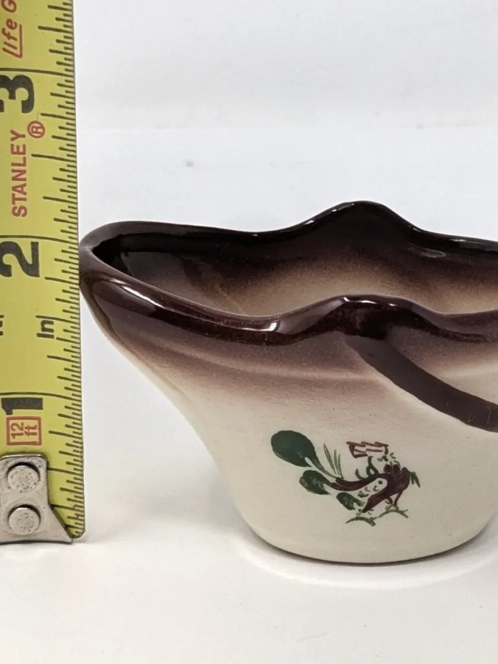 Brock of California Chanticleer Rooster Individual Butter Gravy cup VTG 50s